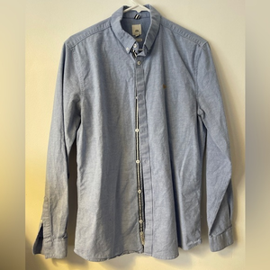 River Island Stretch Oxford button down size M‎
